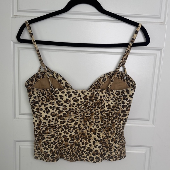 Vintage Guess Cheetah Top - Picture 2 of 3